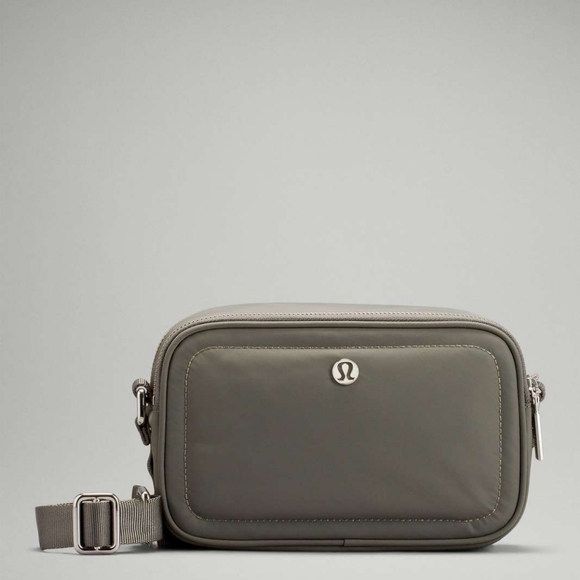 lululemon athletica Handbags - Lululemon Crossbody Camera Bag 2L Green Sage